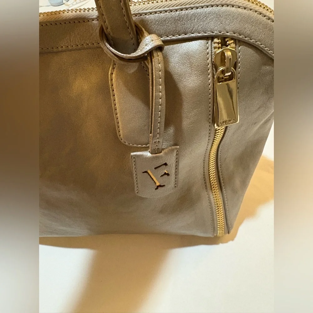 Furla Gray Leather Satchel‎